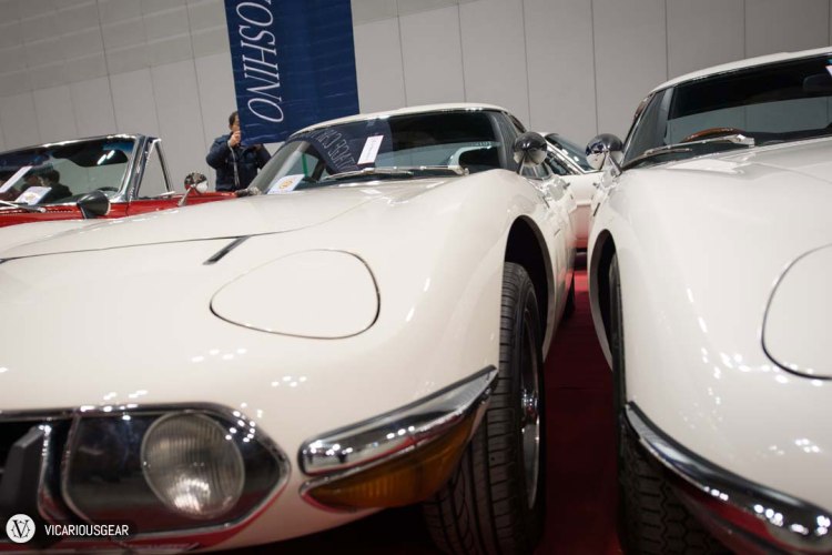 With the recent auction values up to 1.16 million USD you would think that a little more parking space would be justified.