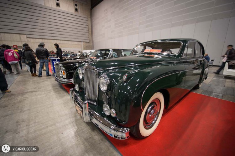 This Jaguar Mark IV sitting next to the Riley was gigantic. Comparable to a modern Rolls Royce phantom.