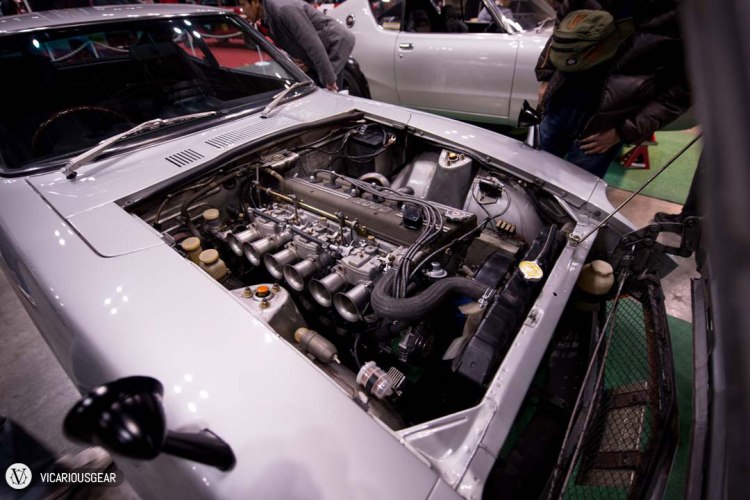 The engine bay of an authentic Z432. My first time seeing one.