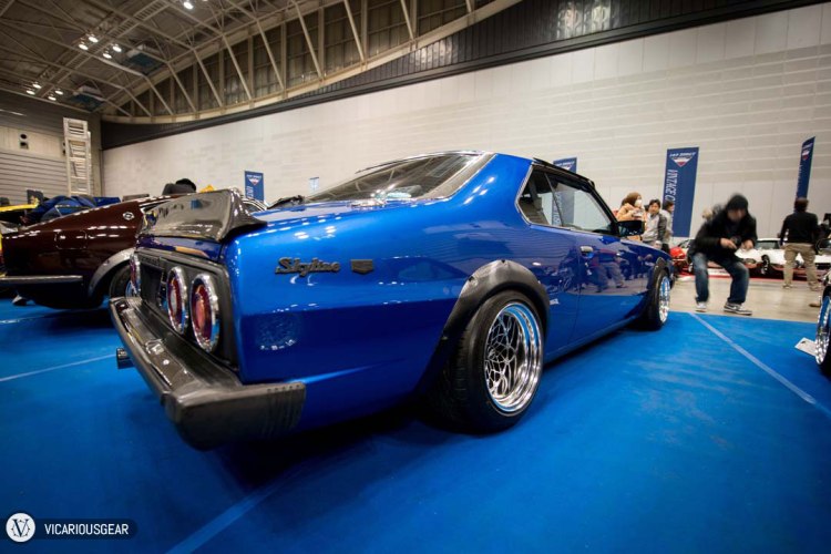 Mimi and I like the blue on this Skyline Japan.