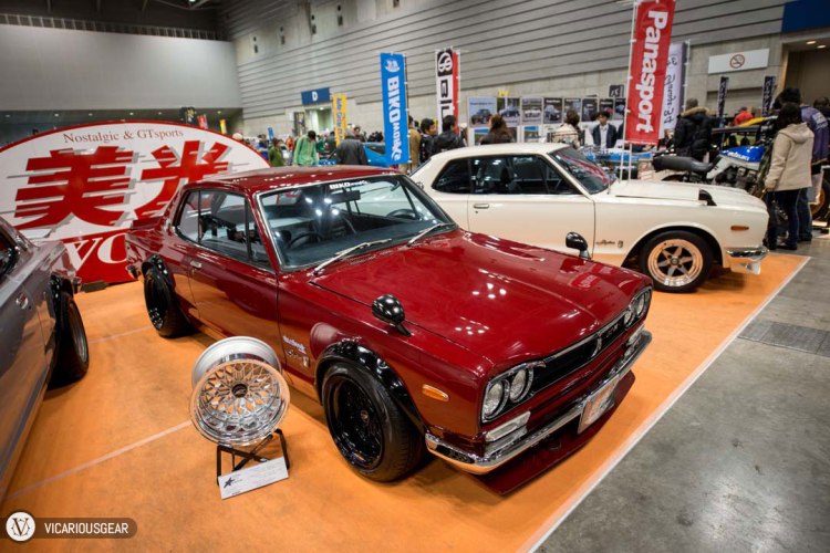 The Biko Works display had a handful of Hakosuka Coupes. They looked pretty good from 10 feet away but not so good upon closer inspection (This seems to be the case with all the cars I've encountered from this shop).
