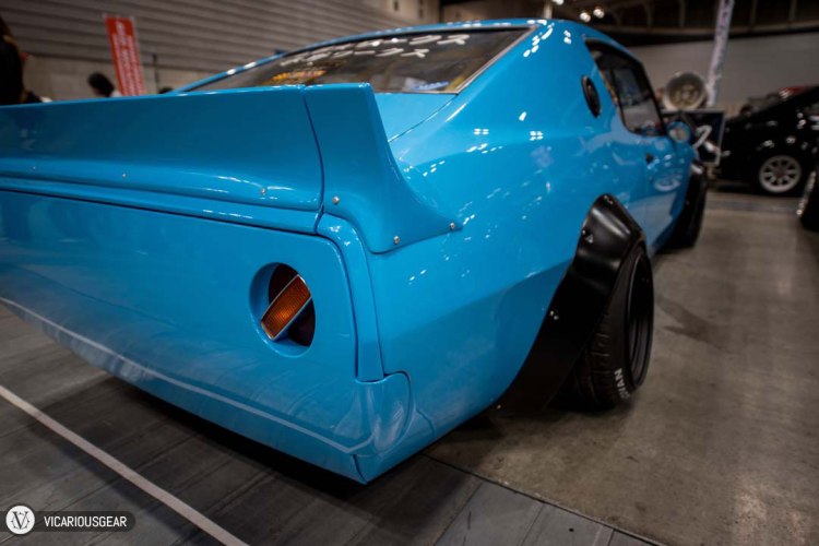 The rear end of the LB-Works / Mizuno Kenmeri. The new tail lights definitely fit the overall theme but I still prefer the look of the originals.