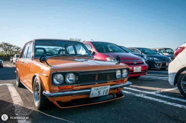 This awesome 510 pulled in just in front of me. 