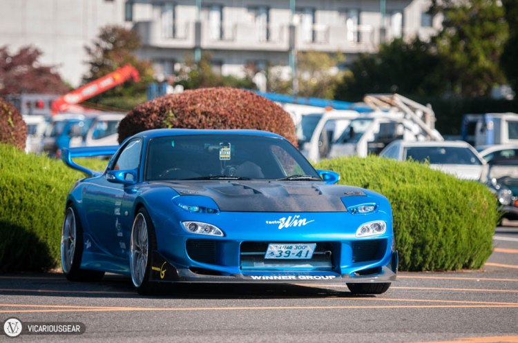 She stood out like a sore thumb at this event but seeing this FactoryWin FD RX-7 was a nice change of pace.