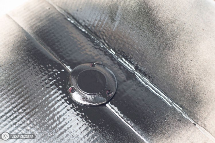 Next up was the VicariousGear center cap in paint. I decided to spray directly on the untreated print surface to see how it would turn out.