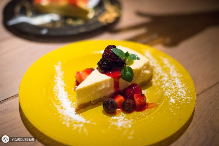 It's not a proper meal without dessert so,  Verry berry Cheese Cake and...