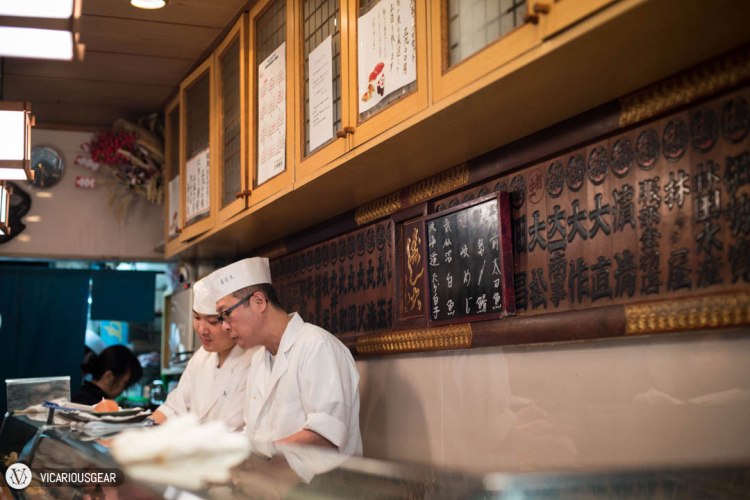 It was a huge relief to finally be seated at the sushi bar.
