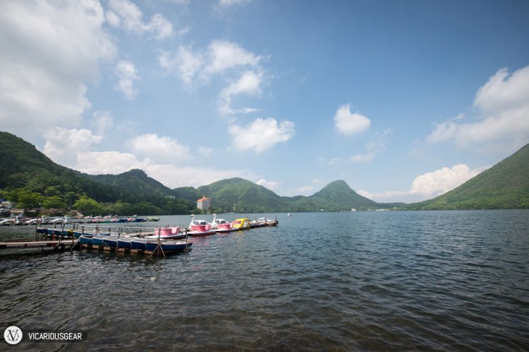 My first planned stop was at Lake Haruna to see if the swan paddle boats in the anime really exist.
