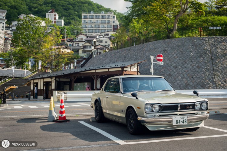 After leaving the finish line parking area and driving a couple of minutes into town, you will find the famous steps where Takumi and his friends meet after school.